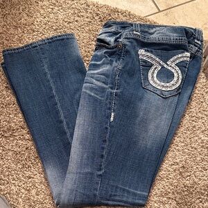 Big Star Women's Boot Cut Jeans in Blue